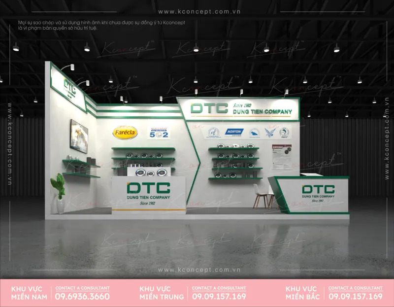 Sản phẩm tong hop mau thiet ke thi cong gian hang hoi cho trien lam dep tai kconcept 08 1028x800 — Công Ty TNHH KCONCEPT — MST 0316036845