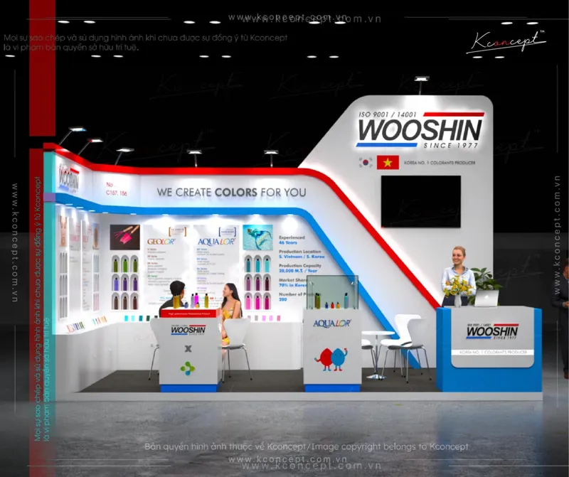 Sản phẩm Design and construction exhibition booth Coating Expo Kconcept 02 — Công Ty TNHH KCONCEPT — MST 0316036845