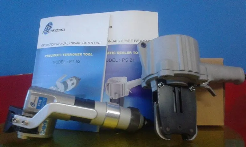 Sản phẩm Máy đóng đai thép khí nén ĐL — Công Ty TNHH Thương Mại Sắt Thép Thành Đạt — MST 0316039067