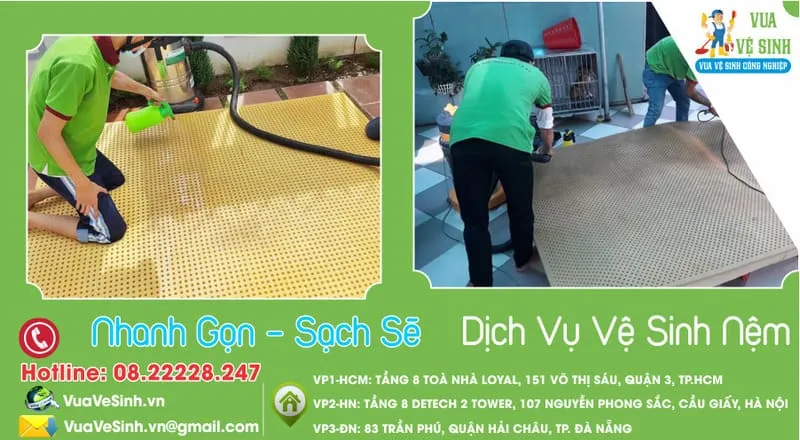 Sản phẩm dich vu giat nem tai nha — Công Ty Cổ Phần Tập Đoàn Vin Care — MST 0316090151