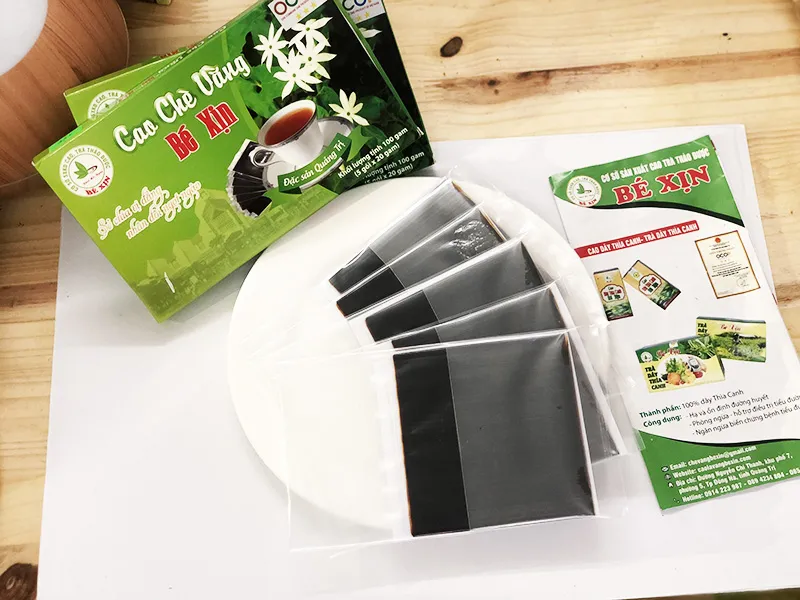 Sản phẩm cao che vang be xin 20 — Công Ty Cổ Phần Thương Mại Xuất Nhập Khẩu Vĩnh Tâm — MST 0316098383