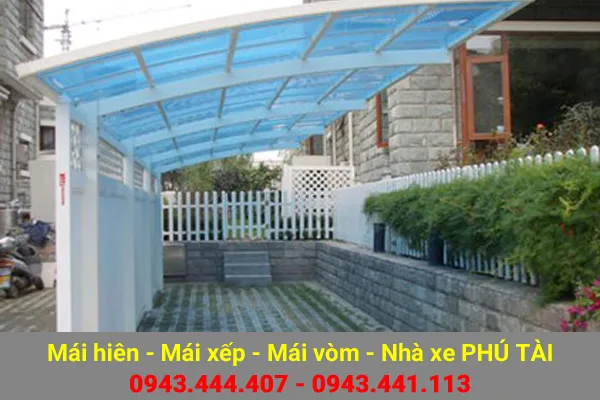 Sản phẩm mai che lay sang phu tai 03 — Công Ty TNHH Sản Xuất Cơ Khí Xây Dựng Phú Tài — MST 0316111700