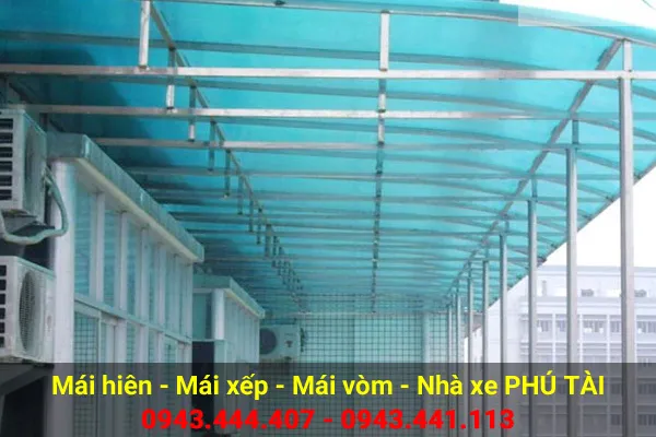Sản phẩm mai che lay sang phu tai 04 — Công Ty TNHH Sản Xuất Cơ Khí Xây Dựng Phú Tài — MST 0316111700