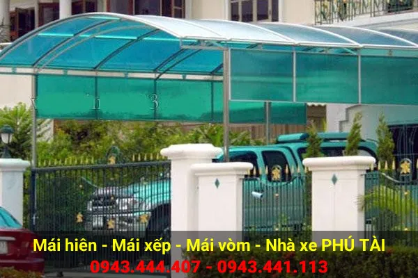 Sản phẩm mai che lay sang phu tai 05 — Công Ty TNHH Sản Xuất Cơ Khí Xây Dựng Phú Tài — MST 0316111700