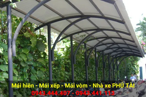 Sản phẩm mai che nha xe phu tai 03 — Công Ty TNHH Sản Xuất Cơ Khí Xây Dựng Phú Tài — MST 0316111700
