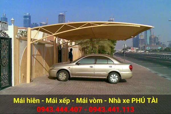 Sản phẩm mai che nha xe phu tai 04 — Công Ty TNHH Sản Xuất Cơ Khí Xây Dựng Phú Tài — MST 0316111700