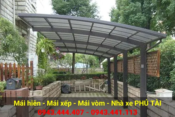 Sản phẩm mai che nha xe phu tai 08 — Công Ty TNHH Sản Xuất Cơ Khí Xây Dựng Phú Tài — MST 0316111700