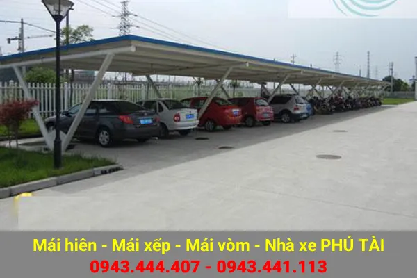 Sản phẩm mai che nha xe phu tai 09 — Công Ty TNHH Sản Xuất Cơ Khí Xây Dựng Phú Tài — MST 0316111700