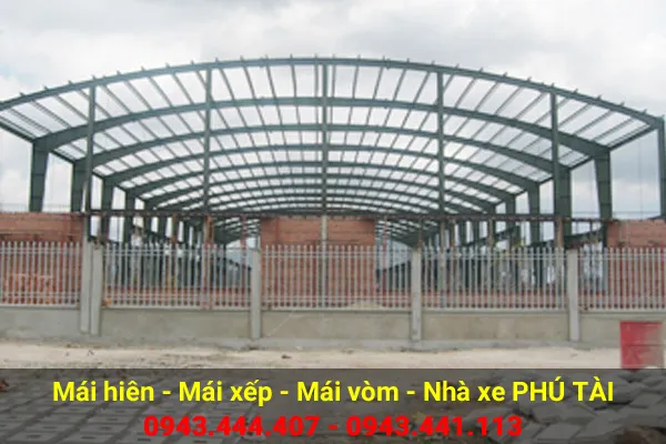Sản phẩm mai che nha xuong phu tai 03 — Công Ty TNHH Sản Xuất Cơ Khí Xây Dựng Phú Tài — MST 0316111700