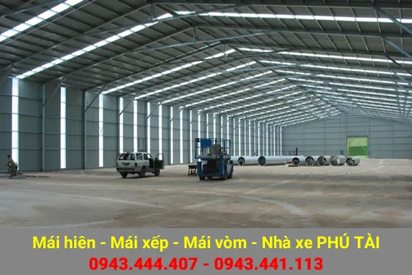 Sản phẩm mai che nha xuong phu tai 08 — Công Ty TNHH Sản Xuất Cơ Khí Xây Dựng Phú Tài — MST 0316111700