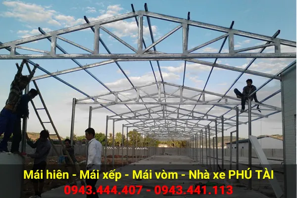 Sản phẩm mai che nha xuong phu tai 09 — Công Ty TNHH Sản Xuất Cơ Khí Xây Dựng Phú Tài — MST 0316111700