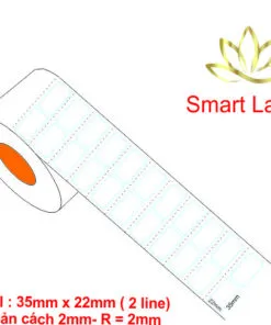 Sản phẩm Nhãn 35mm x 22mm 2 tem 247x296 — Công Ty TNHH In Smart Label — MST 0316113225