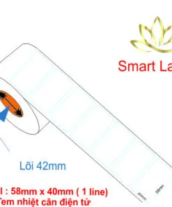 Sản phẩm Tem cân điện tử 58mm x 40mm 247x296 — Công Ty TNHH In Smart Label — MST 0316113225