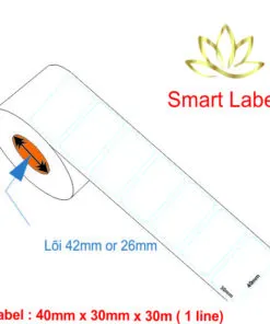 Sản phẩm nhãn 40mm x 30mm 247x296 — Công Ty TNHH In Smart Label — MST 0316113225