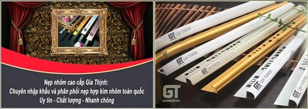 Sản phẩm nep nhom goc ngoai 2 — Công Ty TNHH XNK Trang Trí Nội Thất Gia Thịnh — MST 0316115286