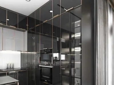 Sản phẩm 1 mau tu bep chu l nhom kinh dep duoc nhieu nguoi lua chon 400x300 c center — Công Ty TNHH XNK Trang Trí Nội Thất Gia Thịnh — MST 0316115286
