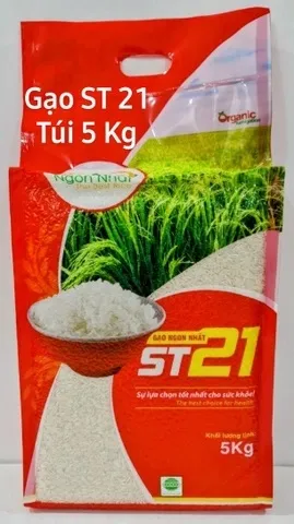 Sản phẩm gao st21 loai 5kg — Gạo Ngon Nhất - Công Ty TNHH Gạo Ngon Nhất — MST 0316131009