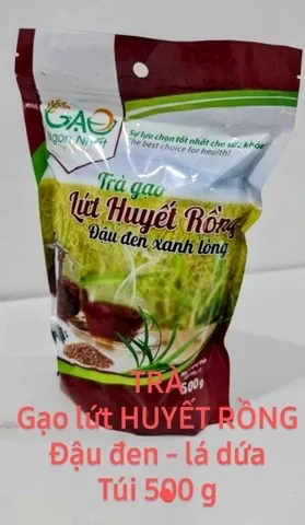 Sản phẩm tra gao lut huyet rong dau den 500g — Gạo Ngon Nhất - Công Ty TNHH Gạo Ngon Nhất — MST 0316131009