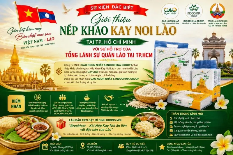 Sản phẩm nep khao kay noi lao 2026 1200x800 — Gạo Ngon Nhất - Công Ty TNHH Gạo Ngon Nhất — MST 0316131009