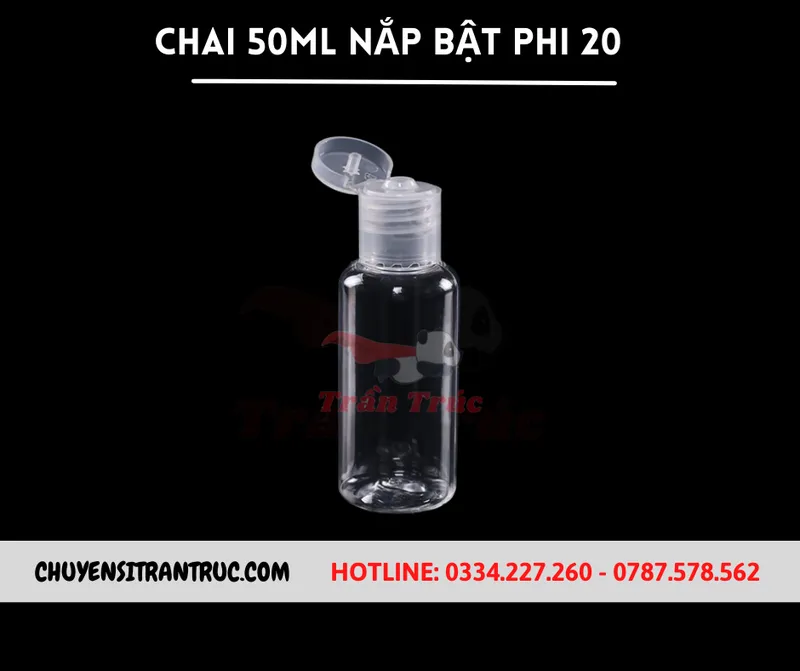 Sản phẩm chai 50ml nap bat phi 20 — Công ty TNHH Chuyên Sỉ Trần Trúc — MST 0316131591