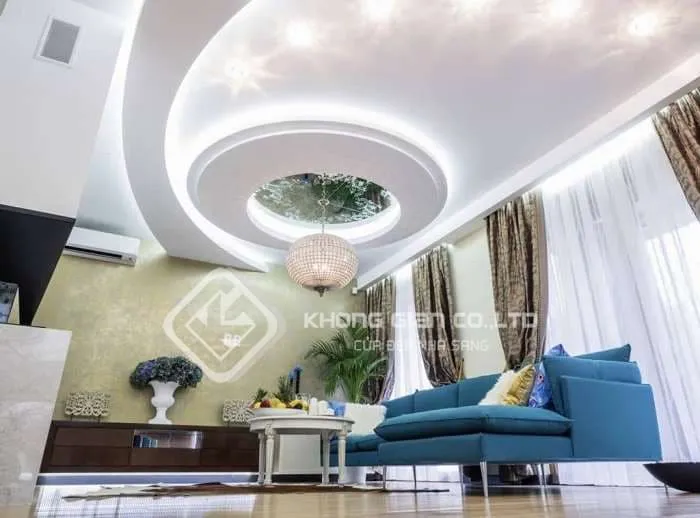 Sản phẩm tran thach cao phong khach 24 — Công Ty TNHH Nhôm Kính Không Gian — MST 0316131908