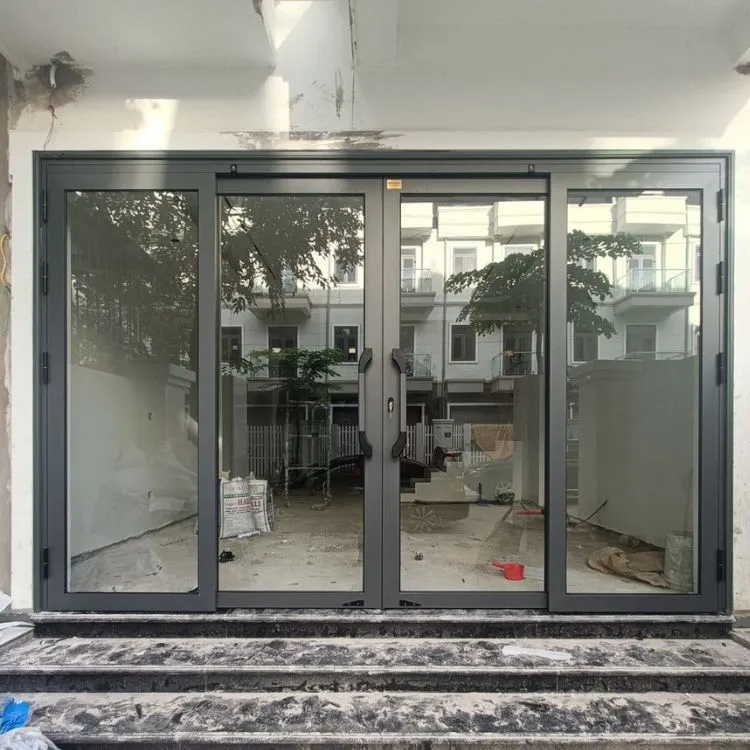 Sản phẩm cua truot quay 4 canh — Công Ty TNHH Nhôm Kính Không Gian — MST 0316131908