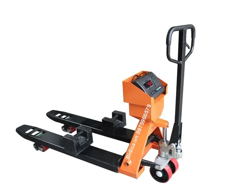 Sản phẩm Xe nâng tay gắn cân điện tử A12E — Cân Điện Tử Bidica - Công Ty TNHH Bidica — MST 0316133239