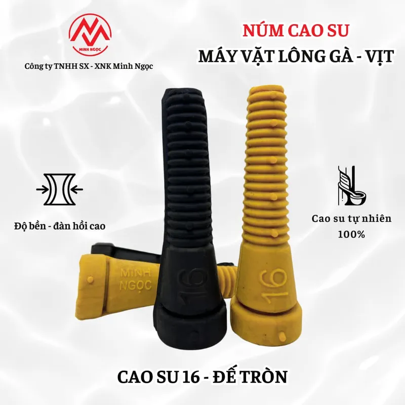 Sản phẩm Cao su 16 de tron — Máy Vặt Lông Minh Ngọc - Công Ty TNHH Sản Xuất Xuất Nhập Khẩu Minh Ngọc — MST 0316144230