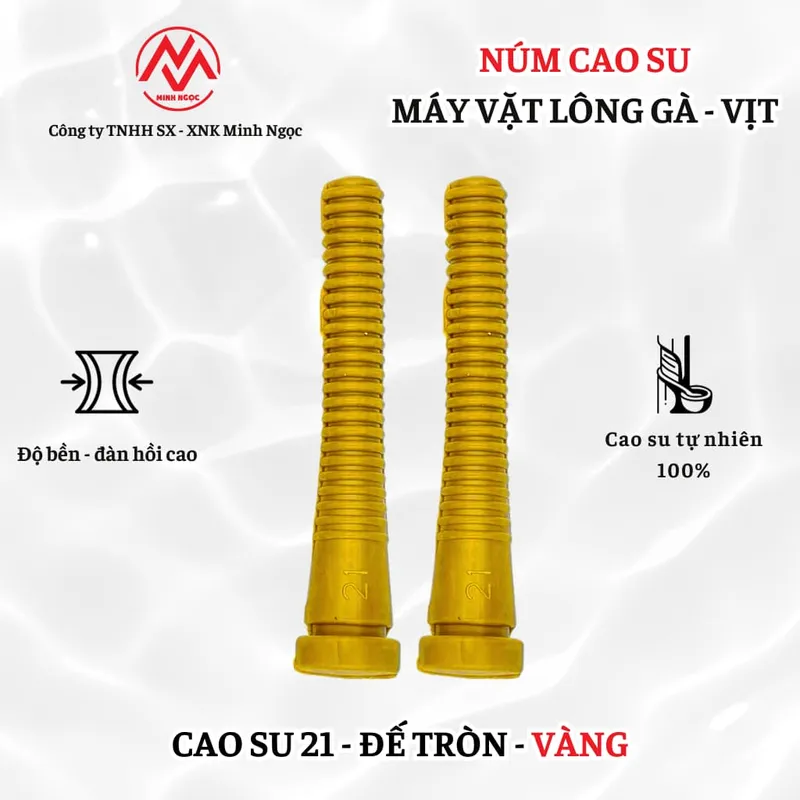Sản phẩm Cao su 21 de tron vang — Máy Vặt Lông Minh Ngọc - Công Ty TNHH Sản Xuất Xuất Nhập Khẩu Minh Ngọc — MST 0316144230