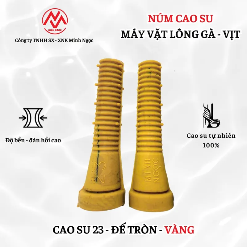Sản phẩm Cao su 23 de tron vang — Máy Vặt Lông Minh Ngọc - Công Ty TNHH Sản Xuất Xuất Nhập Khẩu Minh Ngọc — MST 0316144230
