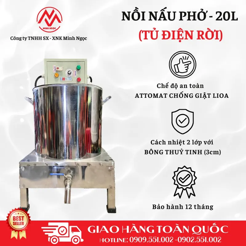 Sản phẩm Noi nau pho 20 1 — Máy Vặt Lông Minh Ngọc - Công Ty TNHH Sản Xuất Xuất Nhập Khẩu Minh Ngọc — MST 0316144230