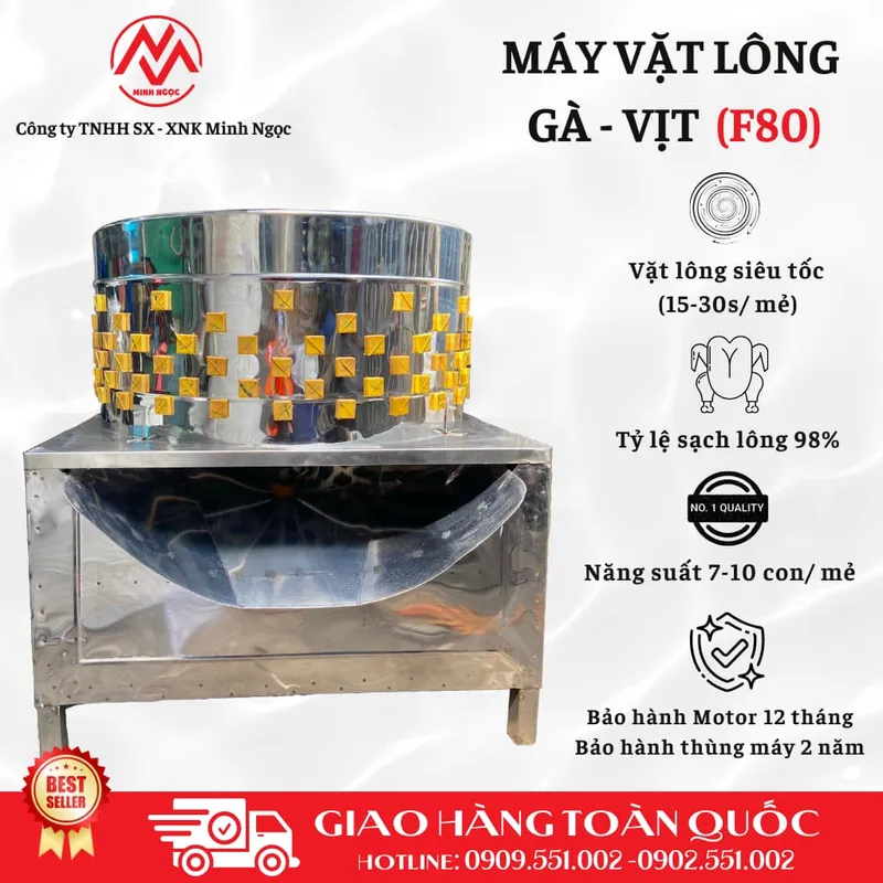 Sản phẩm f80 1 — Máy Vặt Lông Minh Ngọc - Công Ty TNHH Sản Xuất Xuất Nhập Khẩu Minh Ngọc — MST 0316144230