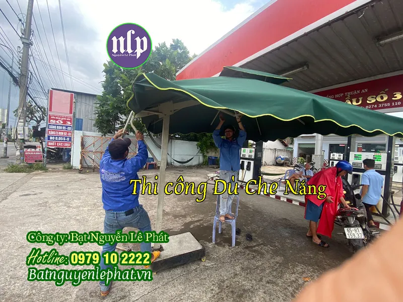 Sản phẩm du che nang 2222 — Công Ty TNHH Cơ Khí Xây Dựng Nguyễn Lê Phát — MST 0316165216