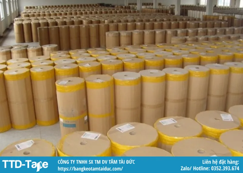 Sản phẩm bang keo jumbo — Vật Liệu Đóng Gói Tâm Tài Đức - Công Ty TNHH Sản Xuất Thương Mại Dịch Vụ Tâm Tài
Đức — MST 0316179610