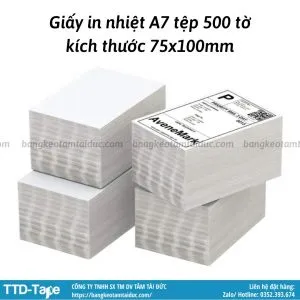 Sản phẩm Giay in nhiet A7 tu dinh tep 500 to 300x300 — Vật Liệu Đóng Gói Tâm Tài Đức - Công Ty TNHH Sản Xuất Thương Mại Dịch Vụ Tâm Tài
Đức — MST 0316179610