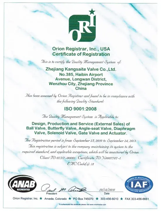 Sản phẩm ori registration — Công Ty TNHH Van KST Hàn Quốc — MST 0316193982