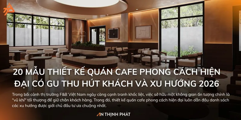 Sản phẩm TKC thiet ke quan cafe phong cach hien dai — Công Ty TNHH Kiến Trúc Nội Thất An Thịnh Phát — MST 0316224775