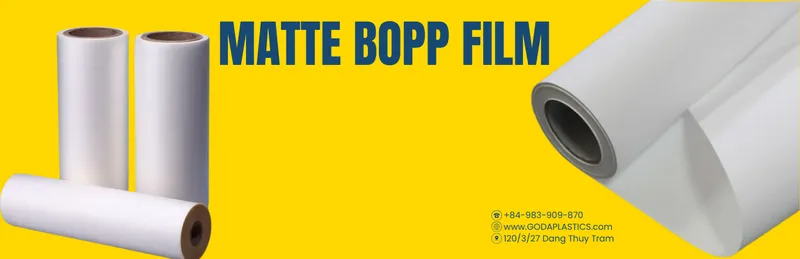 Sản phẩm matte bopp film 9606 — Màng BOPP Goda - Công Ty TNHH Nhựa Goda — MST 0316249716