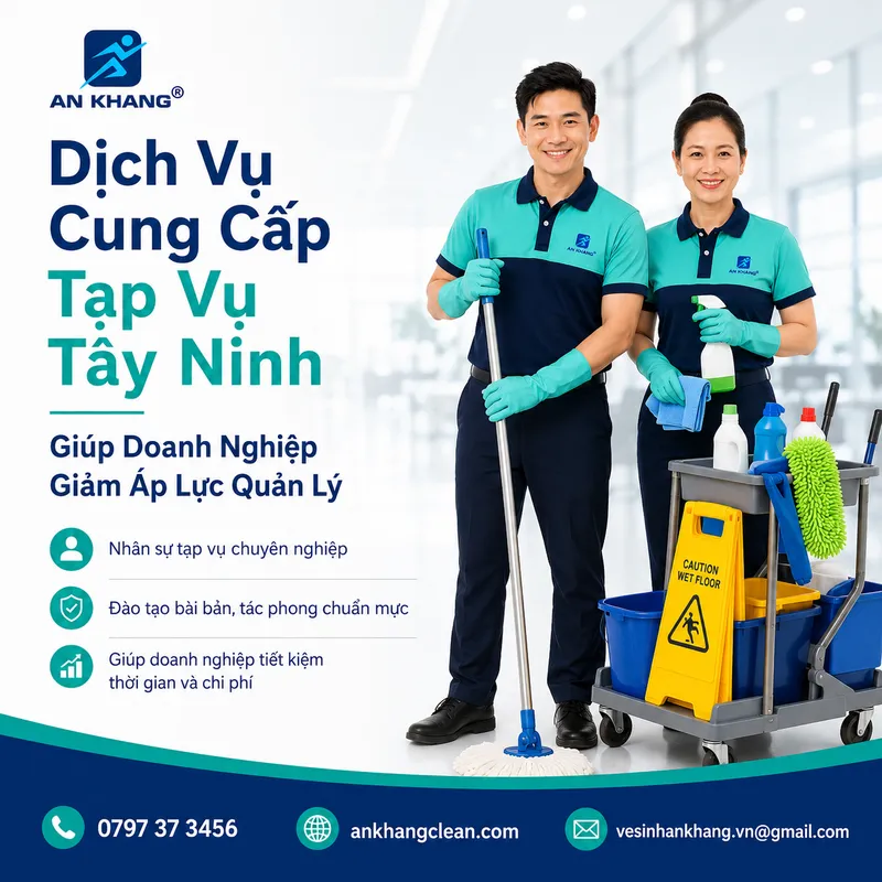 Sản phẩm Dich vu tap vu chuyen nghiep An Khang tay ninh — Vệ Sinh Công Nghiệp An Khang - Công Ty Cổ Phần Tập Đoàn Vệ Sinh Chuyên Nghiệp An
Khang — MST 0316270965