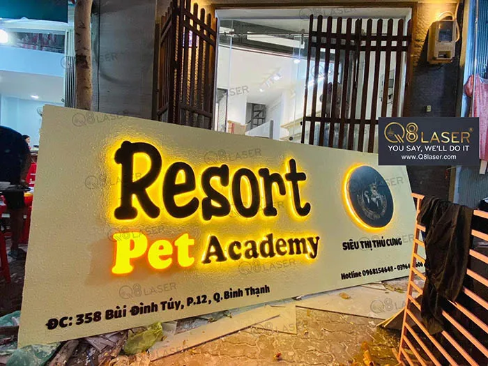 Sản phẩm lam bang hieu pet shop 12 — Cắt Khắc Laser Q8 - Công Ty TNHH Q8 Laser Việt Nam — MST 0316272151