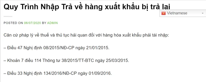Sản phẩm a31 xuat tra lai — Công Ty TNHH ANB International Logistics — MST 0316272391