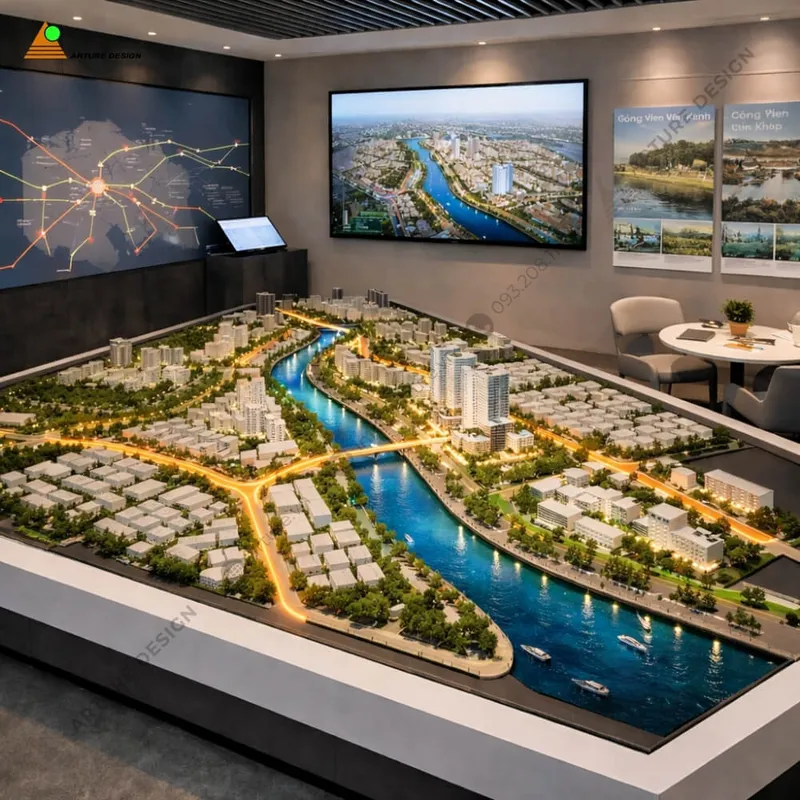 Sản phẩm du an thi cong quy hoach bluecorridor district 75m² quan 8 tp hcm arture design — Công Ty TNHH Arture Design — MST 0316283957