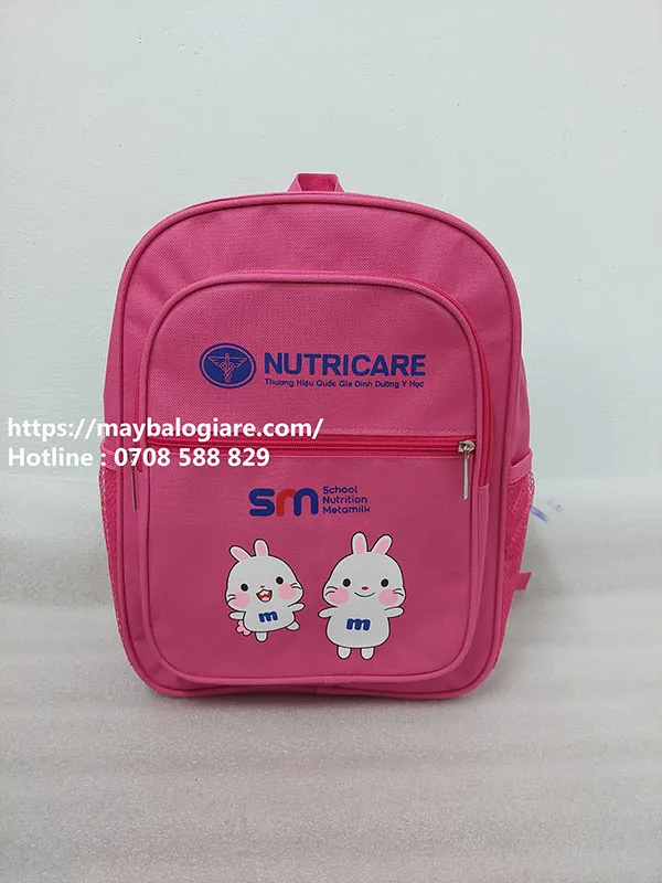 Sản phẩm BALO QUANG CAO SUA NUTRICARE MAT TRUOC — Công Ty TNHH Sản Xuất Thương Mại Balo Túi Xách Thiên Phú — MST 0316286933