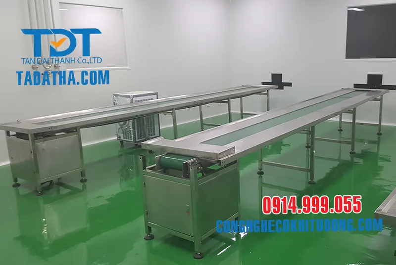 Sản phẩm day chuyen san xuat my pham — Công Ty TNHH Công Nghệ Cơ Khí Tự Động Tân Đại Thành — MST 0316299890