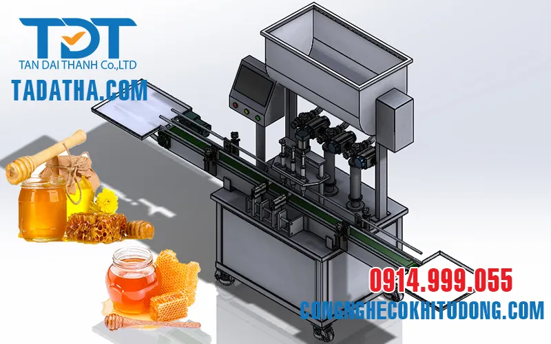Sản phẩm may chiet rot mat ong tu dong — Công Ty TNHH Công Nghệ Cơ Khí Tự Động Tân Đại Thành — MST 0316299890