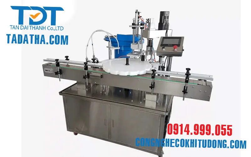 Sản phẩm may chiet rot chai thuy tinh — Công Ty TNHH Công Nghệ Cơ Khí Tự Động Tân Đại Thành — MST 0316299890