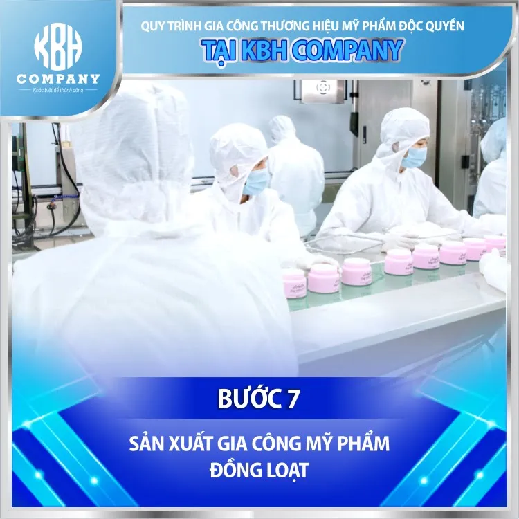 Sản phẩm san xuat gia cong my pham dong loat — Công Ty TNHH Thương Mại Sản Xuất KBH Company — MST 0316313707