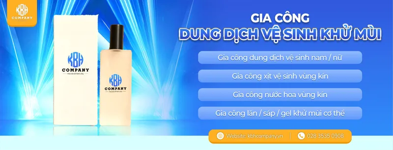 Sản phẩm gia cong dung dich ve sinh khu mui scaled — Công Ty TNHH Thương Mại Sản Xuất KBH Company — MST 0316313707