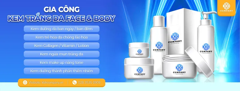 Sản phẩm gia cong kem duong da face body scaled — Công Ty TNHH Thương Mại Sản Xuất KBH Company — MST 0316313707