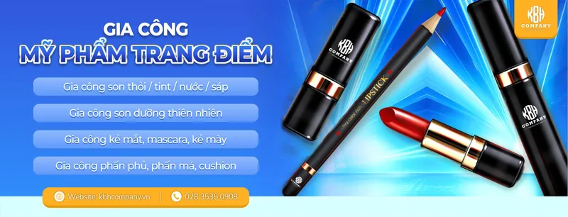Sản phẩm gia cong my pham trang diem scaled — Công Ty TNHH Thương Mại Sản Xuất KBH Company — MST 0316313707